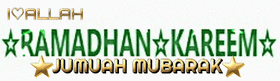 double blessed ramadhan and jumuah.gif