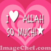 i love allah so much in heart..gif