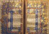 ~The 14.5x24cm manuscript has lavish golden insets and consists of sheets of paper, handcrafted.jpg