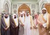 Sheikh 'Abdul Rahmaan as Sudais and King Salmaan with the muadhins of Masjid al Haram..jpg