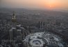 Awesome sight of Masjid al Haram from a helicopter, as the sun sets over Makkah. .jpg